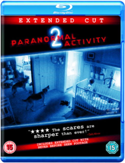 Cover for Paranormal Activity 2 Extended · Paranormal Activity 2 - Extended Cut (Blu-Ray) (2013)