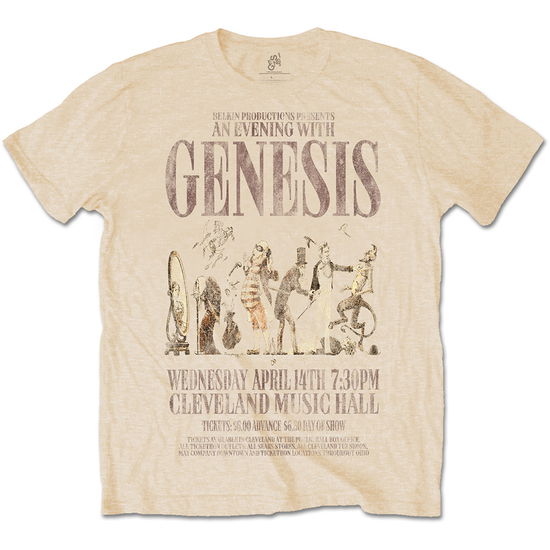 Cover for Genesis · Genesis Unisex T-Shirt: An Evening With (T-shirt) [size XXL] [Yellow - Unisex edition]