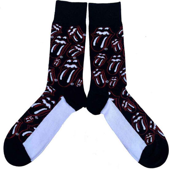 Cover for The Rolling Stones · The Rolling Stones Unisex Ankle Socks: Outline Tongues (UK Size 7 - 11) (CLOTHES) [size M] [Black - Unisex edition]