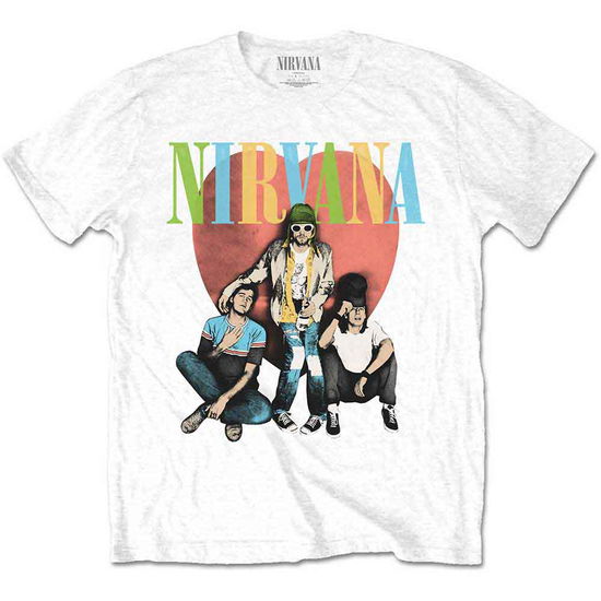 Cover for Nirvana · Nirvana Unisex T-Shirt: Trapper Hat (White) (T-shirt) [size S] (2022)