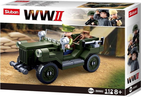 Cover for Sluban · Sluban WWII - GAZ-67 Geallieerde Jeep (Toys)