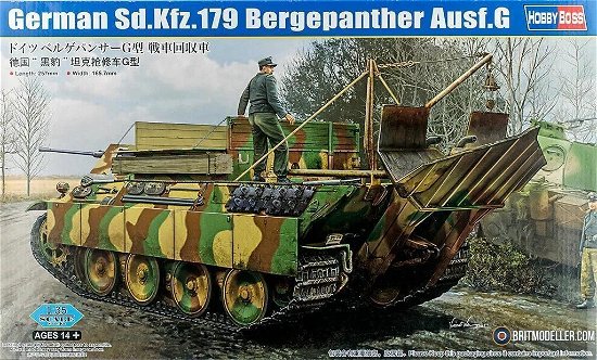 Cover for Hobby Boss · 1/35 German Sdkfz 179 Bergepanther Ausfg (Legetøj)