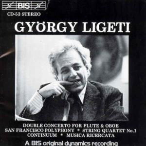 Double Concerto for Flute & Oboe - Ligeti / Srso Soloists - Musiikki - Bis - 7318590000533 - perjantai 25. maaliskuuta 1994