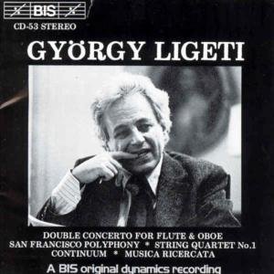 Cover for Ligeti / Srso Soloists · Double Concerto for Flute &amp; Oboe (CD) (1994)