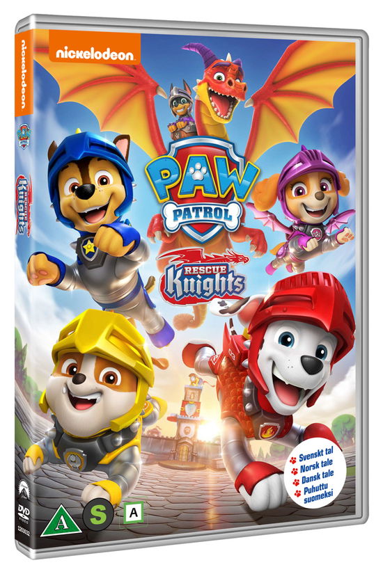 Paw Patrol: Rescue Knights - Paw Patrol - Elokuva - Paramount - 7333018024533 - maanantai 14. marraskuuta 2022