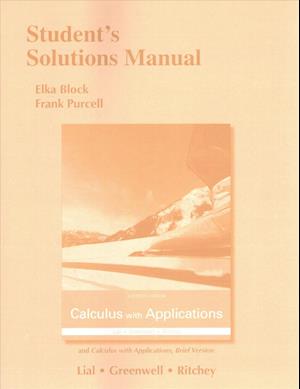 Cover for Margaret Lial · Student's Solutions Manual for Calculus with Applications and Calculus with Applications, Brief Version (Paperback Book) (2016)