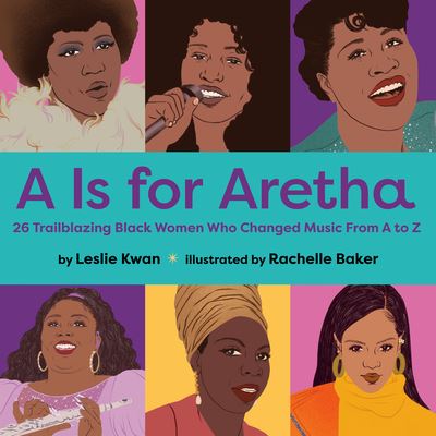 Cover for Leslie Kwan · A is for Aretha (Board book) (2023)