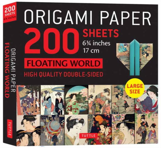 Cover for Origami Paper 200 sheets Floating World 6 3/4&quot; (17 cm): Tuttle Origami Paper: Double-Sided Origami Sheets with 12 Different Prints (Instructions for 6 Projects Included) - Tuttle Specials (Papirvare) (2025)