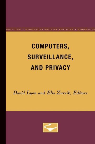 Cover for David Lyon · Computers, Surveillance, and Privacy (Paperback Book) (1996)