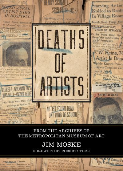 Cover for Jim Moske · Deaths of Artists (Hardcover Book) (2024)