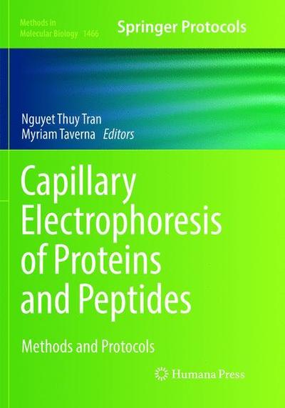 Cover for Capillary Electrophoresis of Proteins and Peptides: Methods and Protocols - Methods in Molecular Biology (Paperback Book) [Softcover reprint of the original 1st ed. 2016 edition] (2018)