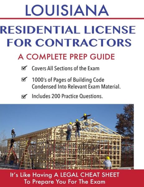 Cover for Contractor Education Inc · Louisiana Residential License For Contractors (Paperback Book) (2016)