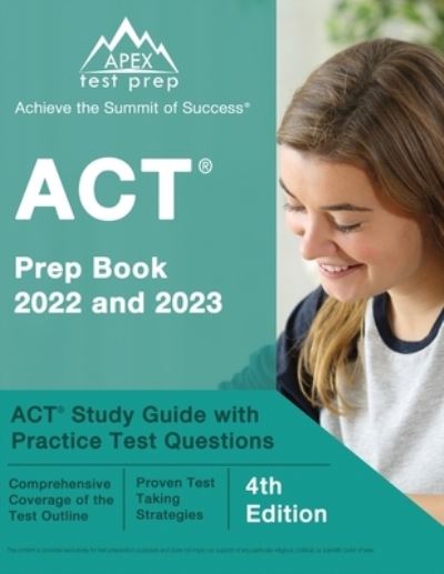 Cover for J M Lefort · ACT Prep Book 2022 and 2023: ACT Study Guide with Practice Test Questions [4th Edition] (Paperback Book) (2022)