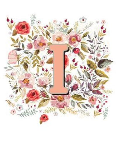 Cover for Terri Jones · I Monogram Letter Floral Wreath Notebook (Paperback Book) (2018)