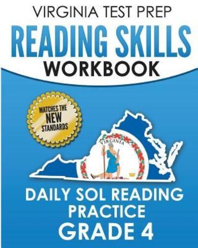 Cover for V Hawas · Virginia Test Prep Reading Skills Workbook Daily Sol Reading Practice Grade 4 (Paperback Book) (2018)