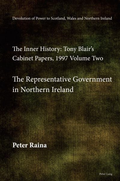 Cover for Tony Blair · Devolution of Power to Scotland, Wales and Northern Ireland : The Inner History (Bog) (2023)