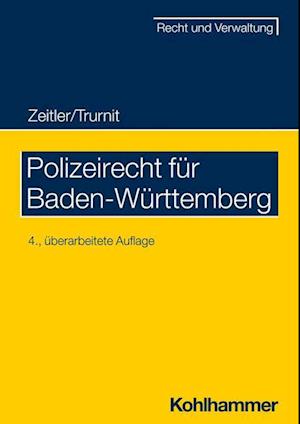 Cover for Zeitler · Polizeirecht für Baden-Württemb (Buch) (2022)