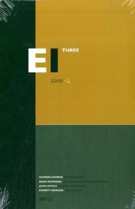 Cover for Gudrun Kramer · Encyclopaedia of Islam Three, 2009-2 (Paperback Book) (2009)