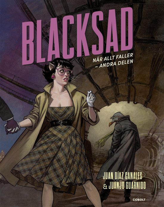Cover for Juan Díaz Canales · Blacksad : när allt faller - andra delen (Bound Book) (2023)