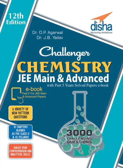 Cover for Dr O P Agarwal · Challenger Chemistry for JEE Main &amp; Advanced with past 5 years Solved Papers ebook (12th edition) (Paperback Book) (2016)