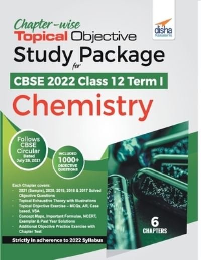 Cover for Disha Experts · Chapter-wise Topical Objective Study Package for CBSE 2022 Class 12 Term I Chemistry (Paperback Bog) (2021)