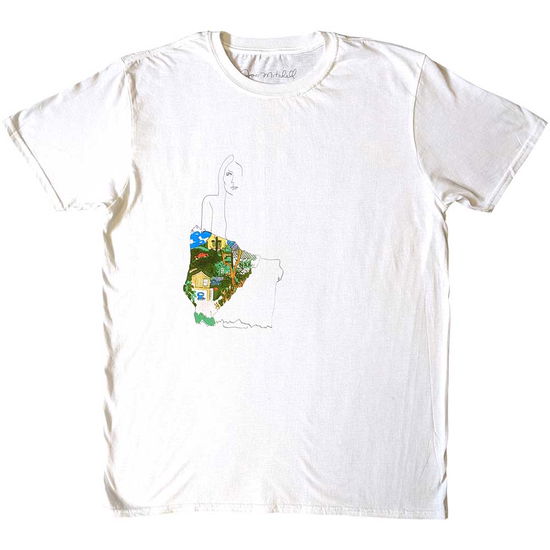 Cover for Joni Mitchell · Joni Mitchell Unisex T-Shirt: Ladies Album (White) (T-shirt)