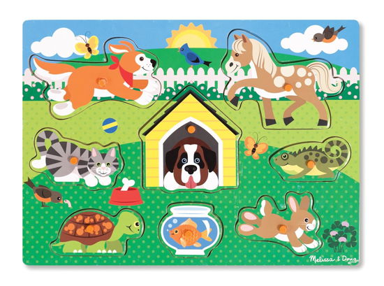 Puzzel Hout Dieren - Melissa And Doug - Fanituote - Melissa and Doug - 0000772190534 - keskiviikko 29. toukokuuta 2019