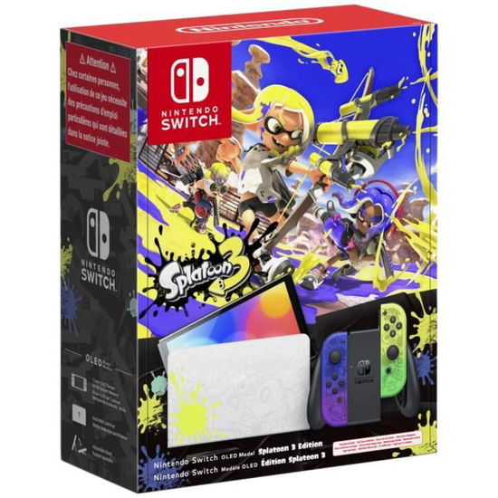 Cover for Switch · Nintendo Switch Console  OLED Model  Splatoon 3 Edition EU Switch (MISC)