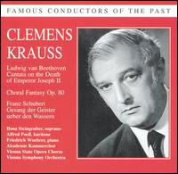 Cover for Beethoven / Schubert / Krauss / Vienna So · Famous Conductors of the Past: Clemens Krauss (CD) (2003)