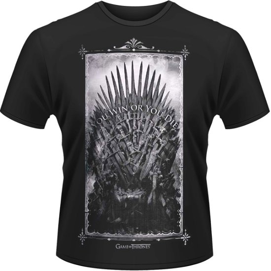 Game Of Thrones: Win Or Die (T-Shirt Unisex Tg. 2XL) - Game of Thrones - Muu - PHDM - 0803341452534 - maanantai 6. lokakuuta 2014