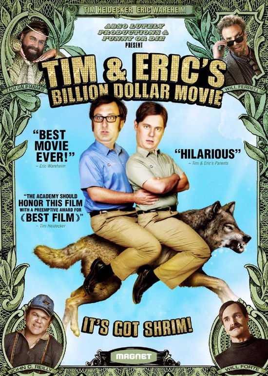 Cover for Tim &amp; Eric's: Billion Dollar BD (DVD) [Widescreen edition] (2012)