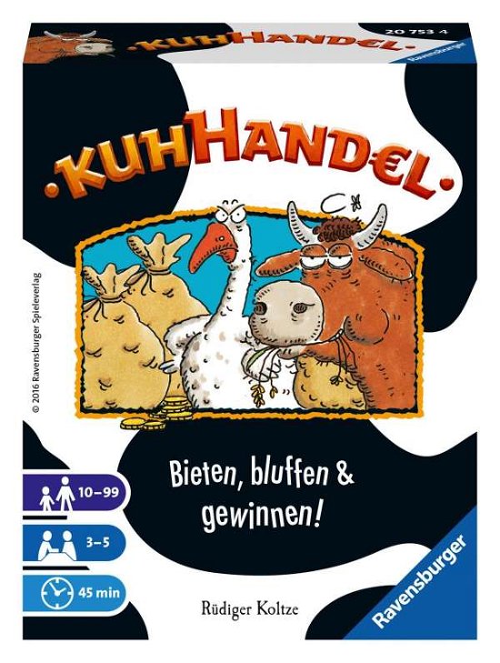 20753 - Kuhhandel - Kartenspiel - Ravensburger - Produtos - Ravensburger - 4005556207534 - 23 de novembro de 2015