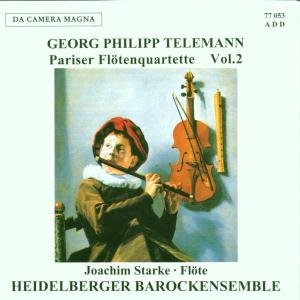 Cover for Telemann / Starke · Pariser Floten Quartette 2 (CD) (2012)