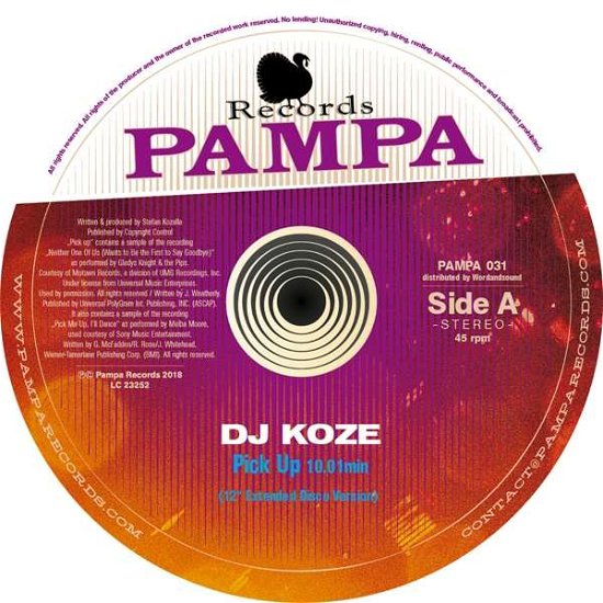 Pick Up - Dj Koze - Muziek - PAMPA - 4260544823534 - 13 april 2018