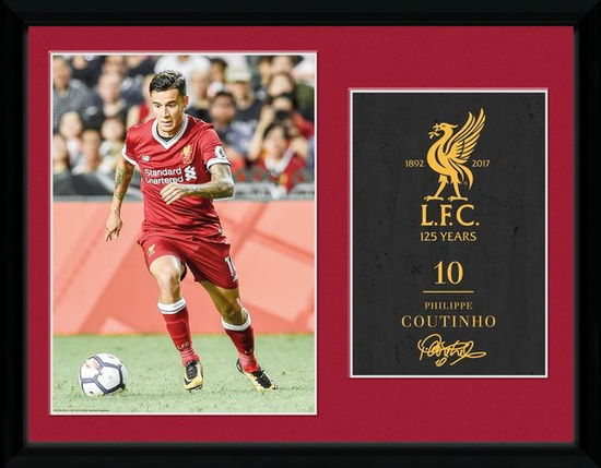 Liverpool: Coutinho 17/18 (Stampa In Cornice 30x40cm) - Liverpool - Merchandise - Gb Eye - 5028486393534 - 