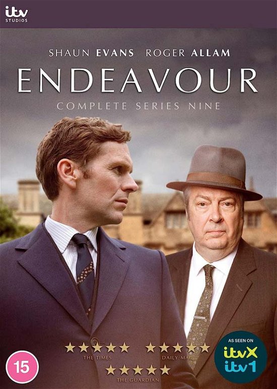 Cover for Endeavour Series 9 · Endeavour: Series 1-9 (DVD) (2023)