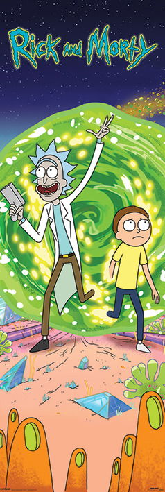 Cover for Rick And Morty: Pyramid · Portal (Door Poster 53X158 Cm) (MERCH) (2020)