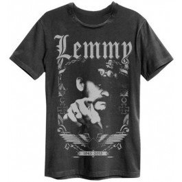 Cover for Lemmy · Lemmy Amplified Vintage Charcoal (T-shirt) [size S] (2020)