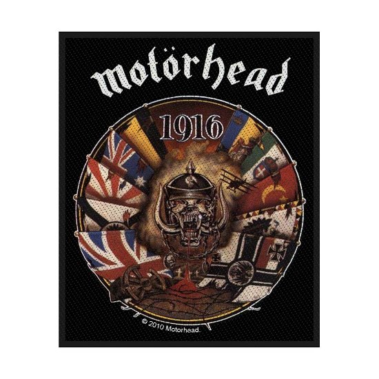 Motorhead Standard Woven Patch: 1916 - Motörhead - Produtos - PHD - 5055339718534 - 19 de agosto de 2019