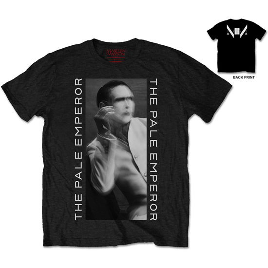 Marilyn Manson Unisex T-Shirt: The Pale Emperor (Back Print) - Marilyn Manson - Merchandise - Global - Apparel - 5055979923534 - 26. November 2018