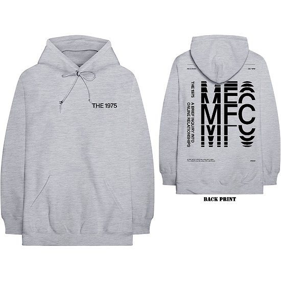 Cover for The 1975 · The 1975 Unisex Pullover Hoodie: ABIIOR MFC (Back Print) (Hoodie) [size L] [Grey - Unisex edition]