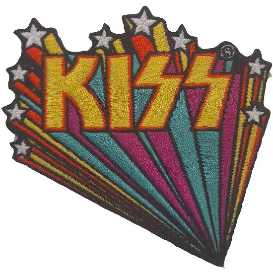 KISS Standard Woven Patch: Star Banners - Kiss - Merchandise -  - 5056561000534 - 