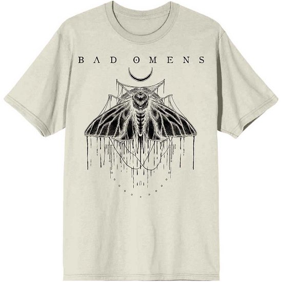 Bad Omens Unisex T-Shirt: Moth - Bad Omens - Merchandise -  - 5056737250534 - 