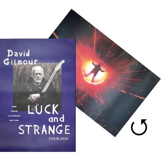 Cover for David Gilmour · David Gilmour Poster: Luck &amp; Strange (Ex-Tour) (Poster)