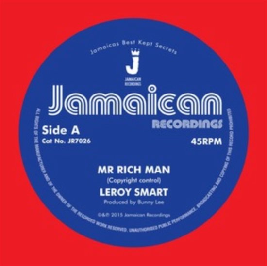 Mr Rich Man / Version - Leroy Smart - Musik - JAMAICAN RECORDINGS - 5060135763534 - 20 oktober 2023