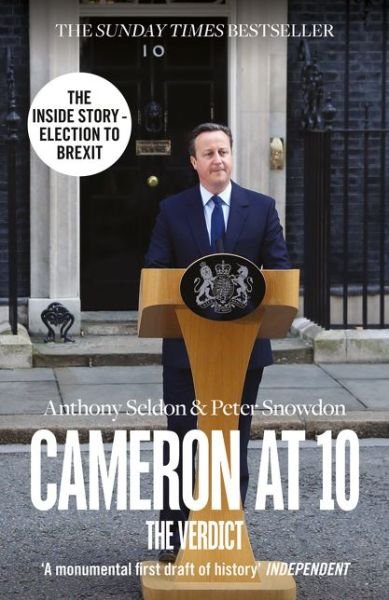 Cover for Anthony Seldon · Cameron at 10: The Verdict (Pocketbok) (2016)