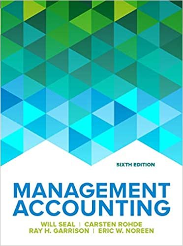 Cover for Will Seal · Management Accounting, 6e (Pocketbok) (2018)
