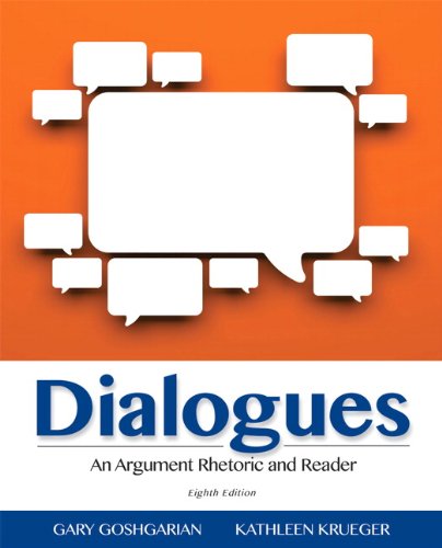 Cover for Kathleen Krueger · Dialogues: an Argument Rhetoric and Reader (8th Edition) (Paperback Book) (2014)