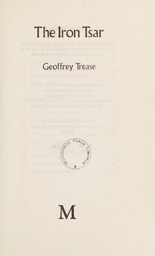 Cover for Geoffrey Trease · The Iron Tsar (Book) (1975)