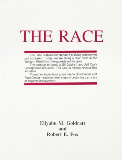 Cover for Eliyahu M. Goldratt · The Race (Paperback Book) (1994)